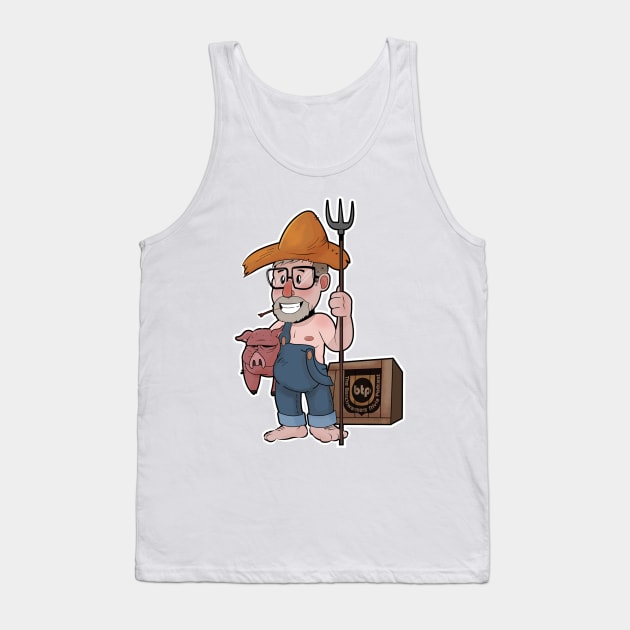 Simple Farm Boy Tank Top by Benchwarmers Trivia Podcast